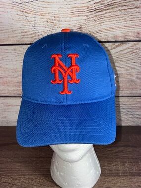 Youth OC Sports Royal Blue and Orange NY Mets Baseball Cap